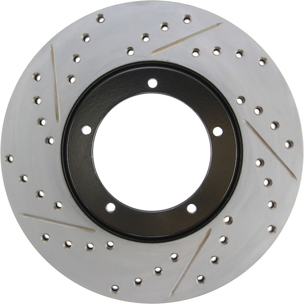 Centric Parts Sport Drilled/Slotted Brake Rotor, 127.37001R 127.37001R - main